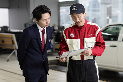 サービスエンジニア インタビュー  山口トヨタ自動車 採用